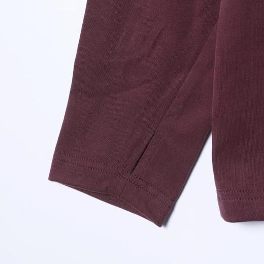 T5101SDSA男士秋冬新款痞帅男装简约纯色按扣立领长袖T恤百搭简约舒适 商品图4