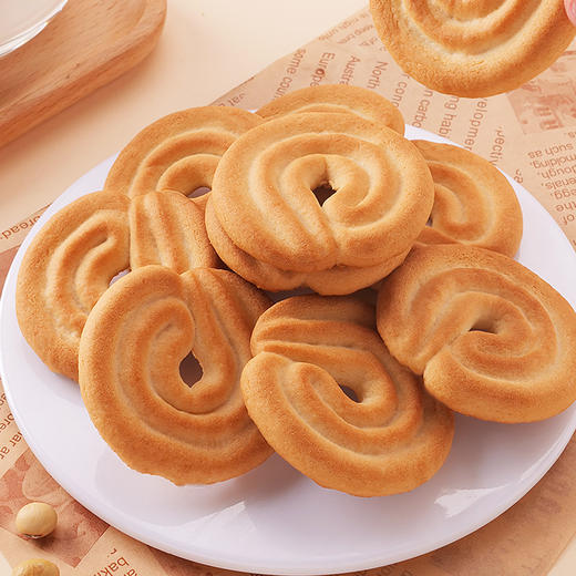 【自营】  刻凡 网红休闲食品丹麦曲奇饼干1000g 商品图3