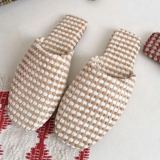 双色菠萝绒棉拖｜仿动物皮毛，软乎乎的踩屎感 商品图6