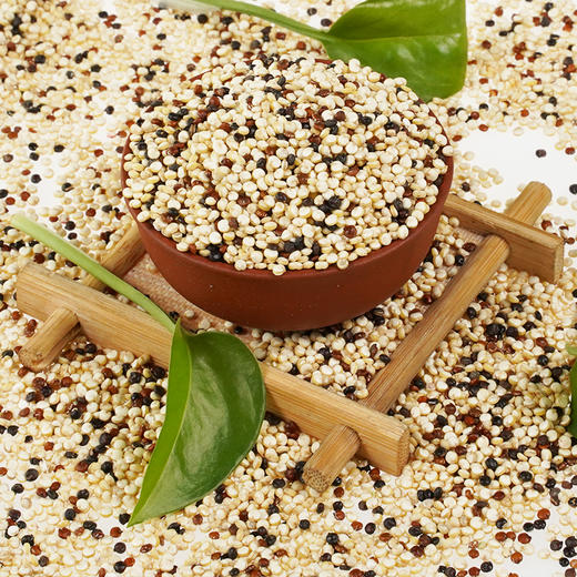 拼团|三色藜麦  颗粒饱满 干净无沙  高出芽  蒸煮皆可  300g/盒 商品图1