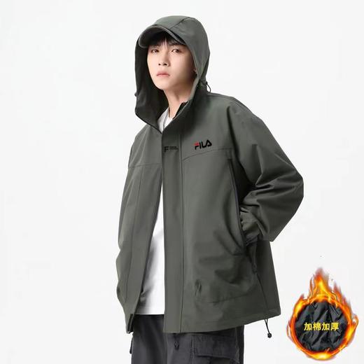 F010403限定防水夹棉加厚连帽拼接夹克棉服 商品图5