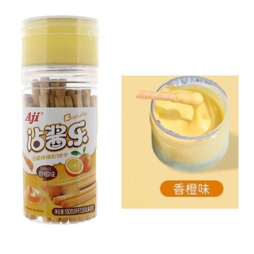 Aji 沾酱乐香橙味沾酱捧棒形饼干 180g/罐 商品图1