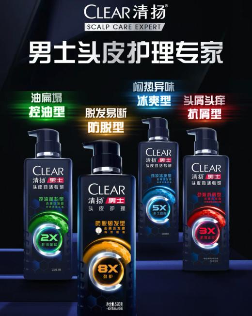 .正品保真！ 27日期，代理商直接拉回！正规开票！ 清扬去屑控油防脱活力运动控油洗发水 商品图0