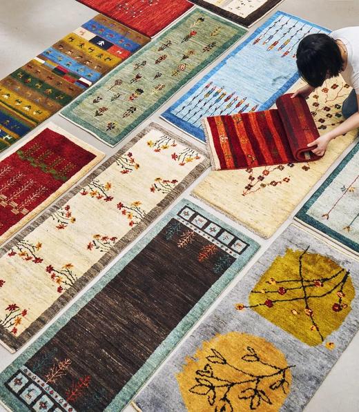 伽罗 JALO 伊朗进口手工编织GABBEH风格床边羊毛地毯床边毯  商品图0