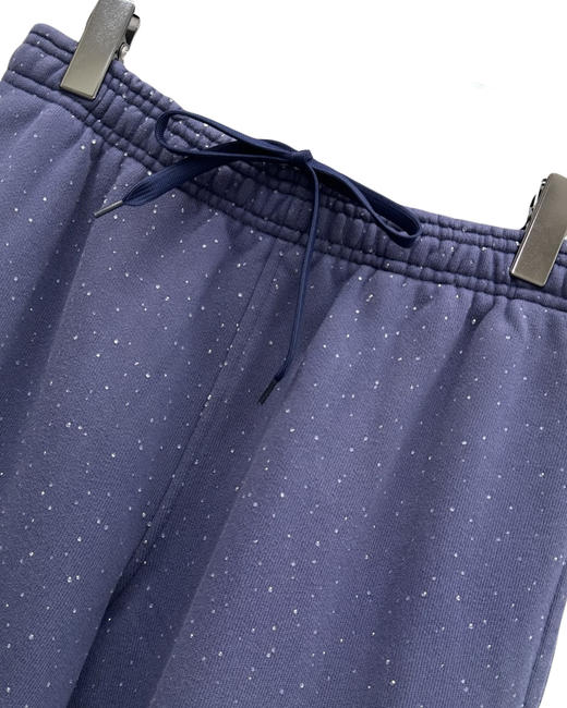 女款阔腿闪钻厚绒长裤 可配套装la002 商品图2