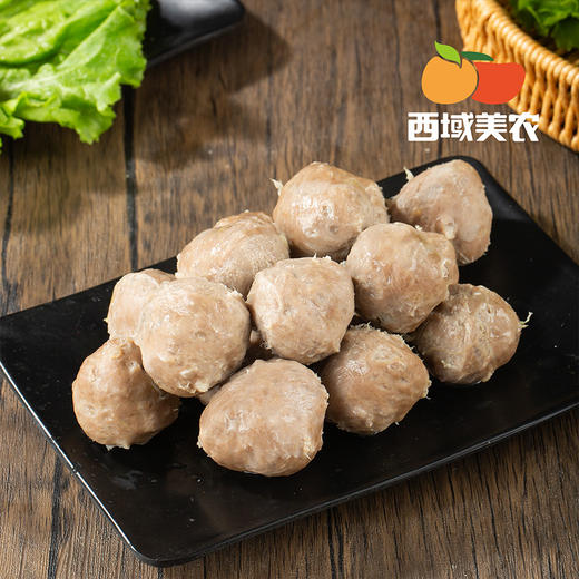 西域美农汕头牛肉丸 脆弹多汁   火锅煲汤烧烤食材丸子   顺丰发货 商品图7