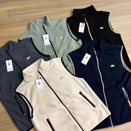 F010424秋冬新款立领拉链保暖休闲摇粒绒马甲 商品图1