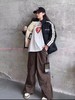 F010413联名徽标彩条刺绣logo羽绒服外套 商品缩略图11