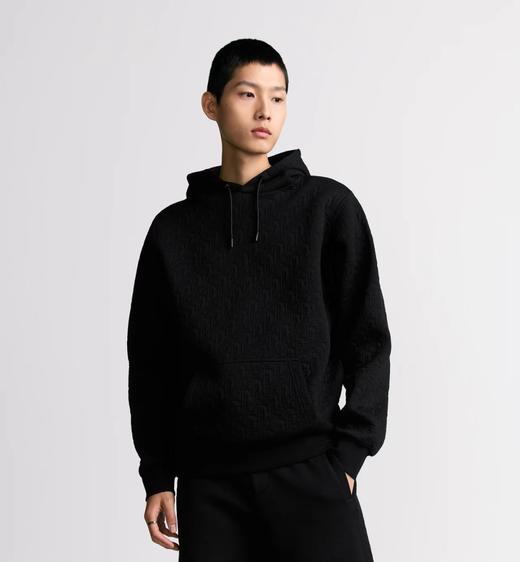 男款宽松提花连帽卫衣he010 商品图4