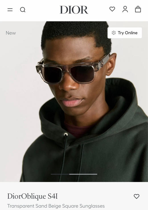 秋冬特惠💰290 迪家眼镜 太阳镜 MOD：DioOblique S4I Size：53口19 145 商品图8