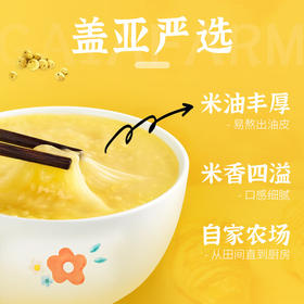 优选丨盖亚农场【内蒙古黄小米】1.25kg  盖亚农场-昌旺【有机五常大米】2.5kg  盖亚农场【紫薯黑米粥】900g