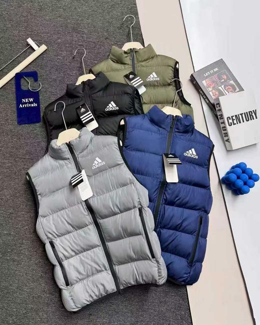 F010415秋冬新品叠穿排骨羽绒棉马甲无袖外套 商品图0