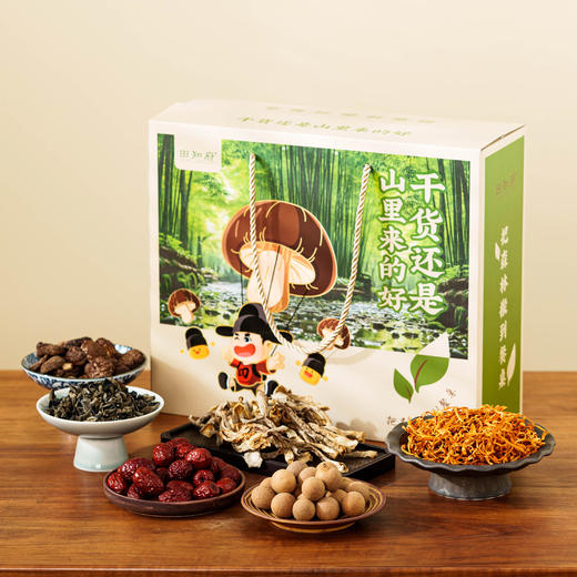 田知府 山里人家708g 6种菌菇礼盒 商品图0