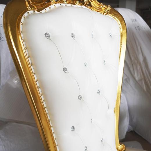 【仅限自提】欧式高背单人沙发椅 家居装饰家具 适用商业活动，VIP休息室和特殊庆典 商品图3