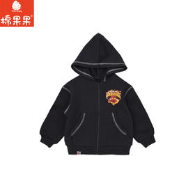 棉果果× LEGO男童春秋外套纯棉大线圈针织连帽外套L112100226174