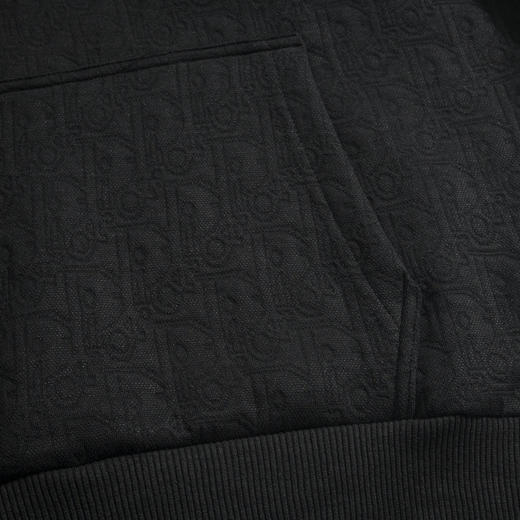 男款宽松提花连帽卫衣he010 商品图2