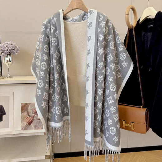 秋冬特惠💰150 LV围巾 上新秋冬男女同款，同步专柜，高端羊绒针织围巾！ 商品图0