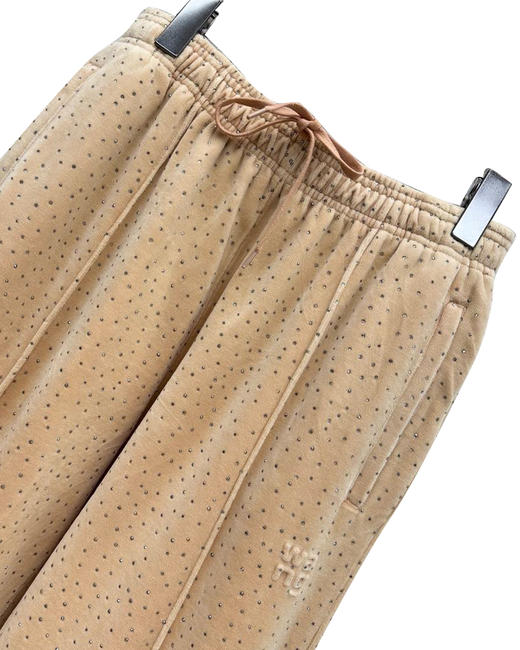 女款闪钻高腰直筒长裤 可配套装zh002 商品图2