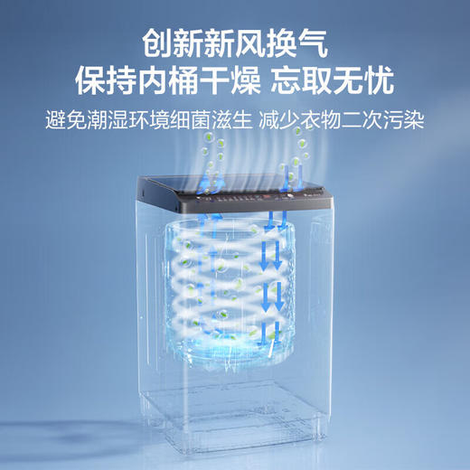 海尔（Haier）波轮洗衣机10公斤全自动大容量变频一级直驱电机+七维减震+超净洗XQB100-BZ20E0 商品图7