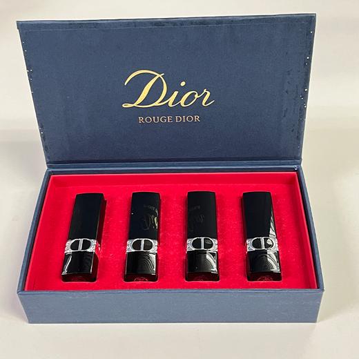 特价【送礼袋】DIOR迪奥mini口红四件套礼盒1.5g*4支（#丝绒999+#丝绒720+#哑光100+#丝绒760）一般贸易 商品图5