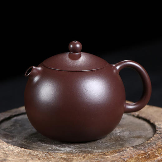 宜兴紫砂壶丨龙蛋 原矿紫泥/朱泥大红袍 泡茶壶 220CC 配礼盒证书 可泡各种茶类 商品图9