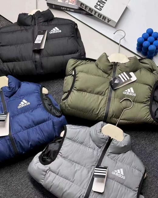 F010415秋冬新品叠穿排骨羽绒棉马甲无袖外套 商品图3