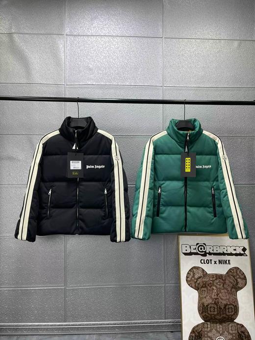 F010413联名徽标彩条刺绣logo羽绒服外套 商品图2