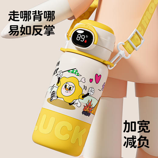 保温杯女孩上学学生水杯2024新款高颜值不锈钢吸管杯子卡通 商品图3