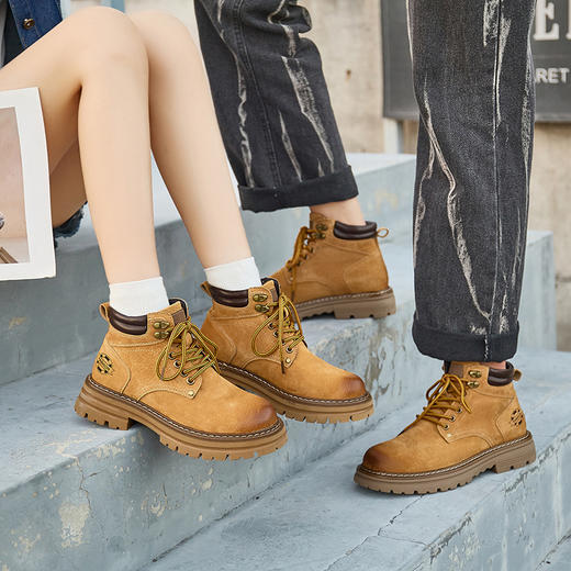 【BYOUNGER大黄靴】 挺括鞋楦 防撞鞋头 耐磨耐脏 脚感舒适 商品图1