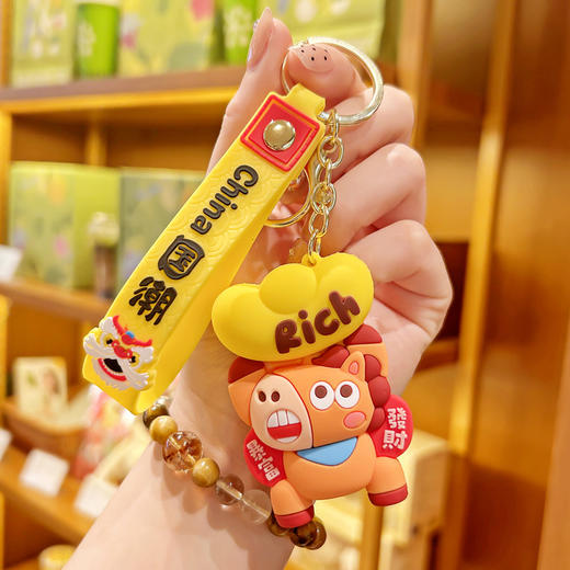 【马年吉祥物❗️纳福潮玩公仔挂件】福气上手，添福添喜，好运连连！2026钥匙扣新年小礼品国潮生肖马本命年背包包挂件礼品 商品图7