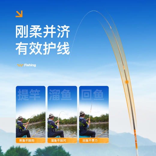 佳钓尼橙小白15周年纪念版鲢鳙大物竿 商品图1