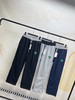 F010414冬季加绒新款拼色三角标系列休闲长裤阔腿卫裤 商品缩略图1