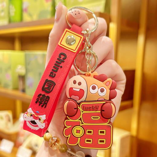 【马年吉祥物❗️纳福潮玩公仔挂件】福气上手，添福添喜，好运连连！2026钥匙扣新年小礼品国潮生肖马本命年背包包挂件礼品 商品图6