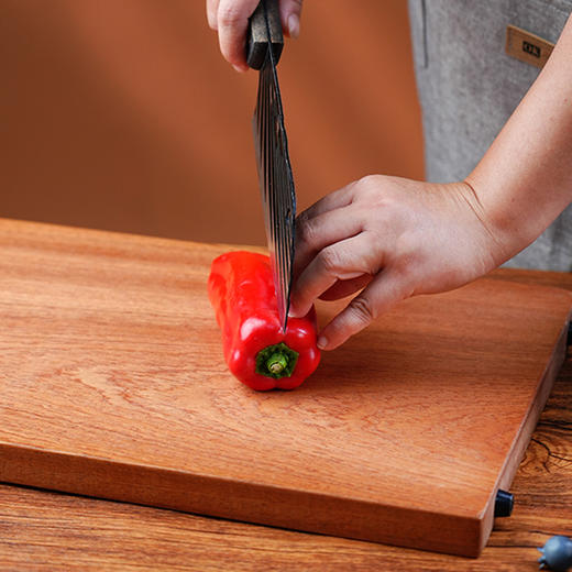 【原木整切】双枪 乌檀木整木砧板升级版+400*300*25mm 一块装 整板整切无缝板面 商品图7