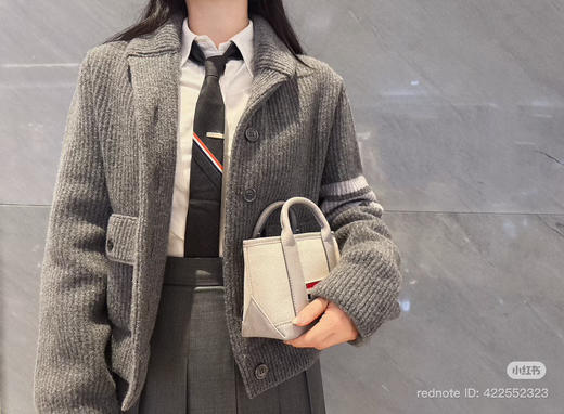 14-4 独家圆正 TB四条杠 专用羊毛混纺针织外套 我穿42 商品图0