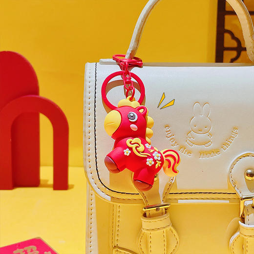 【马年限定❗️马到成功钥匙扣】福气上手，添福添喜，好运连连！卡通创意好运马上发财挂饰挂件汽车包包新年礼物小礼品 商品图4