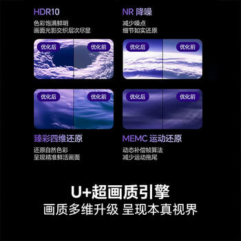 海信电视65E3Q 65英寸 144Hz高刷 U+超画质引擎  AI智能语音 Wi-Fi6  4k液晶平板  /家用电器 /大 家 电 /平板电视 商品图2