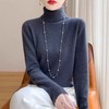 丁摩 纯羊毛秋冬加厚高领羊毛衫女2206 商品缩略图3