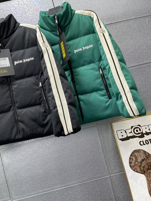 F010413联名徽标彩条刺绣logo羽绒服外套 商品图5