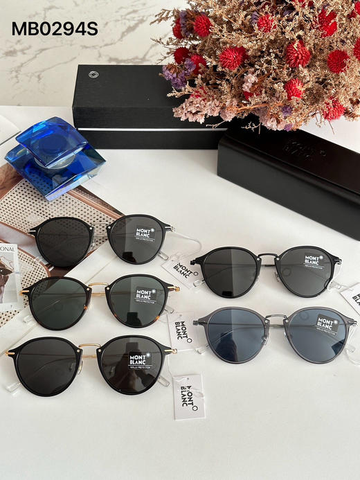 秋冬特惠💰270 万宝龙眼镜 太阳镜 MONTBLA*NC 高品质太阳镜 Model：MBMB0294S 官网同步高端货 尺寸:50口23-145 商品图0