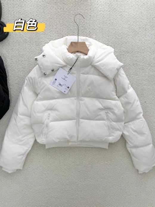 F010426泡芙羽绒服连帽短款羽绒服连帽暖乎乎外套 商品图11