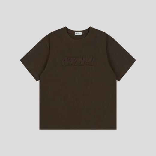 GOODBAI 新款oversize时尚圆领涂鸦贴布绣短袖T恤男女同款 商品图3