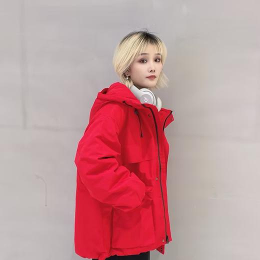 NC连帽抽绳大方形口袋长袖羽绒外套501001 冬季 025014268887 商品图2