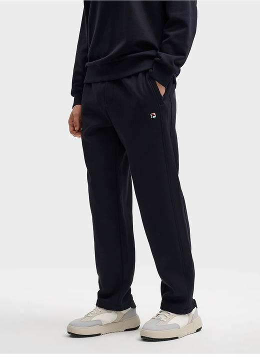 【秒杀价已调 直接拍】加绒的哈 原单尾货 斐乐 传奇蓝加绒 直筒立体裁剪散腿 男裤 商品图0