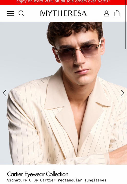 秋冬特惠💰290 卡地亚眼镜 太阳镜 Model:CT0579S SIZE:57口19-145 商品图8