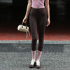Beenem高腰裸感腰精瑜伽长裤  高士徕卡面料M 线翘臀高腰细腰 吸湿速干侧边带口袋运动紧身裤 商品缩略图1