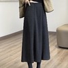【不加绒/加绒可选】卷卷紫醋酸羊毛6片半裙 分片设计更显瘦 醋酸羊毛混纺亲肤垂顺耐穿有型 百搭不出错 商品缩略图2