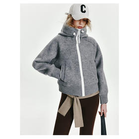 【羊毛加厚飞行羽绒服】鹅家同款 上身抗风有型 小立领帽子设计