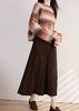F010406冬季星闪亮片羊毛百褶裙大摆A字半身裙 商品缩略图9