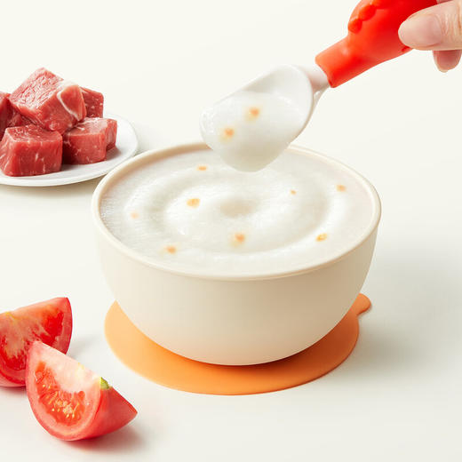 秋田满满-有机婴幼儿多元营养益生菌胚芽米粉(牛肉番茄)258g 商品图1